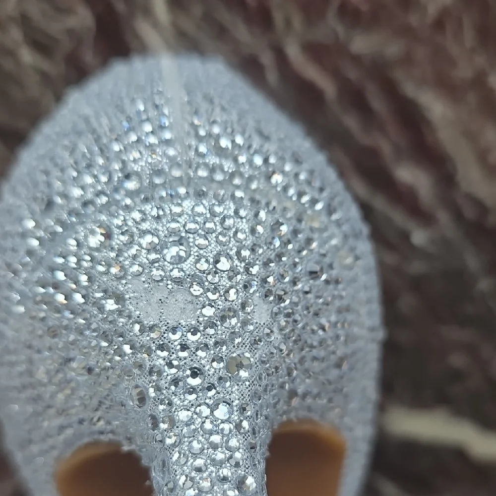 Alex Marie Sparkling Silver Heels - Picture 6 of 6
